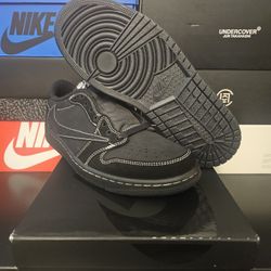 Deadstock Mens Air Jordan 1 Low OG SP (Travis Scott Black Phantom)