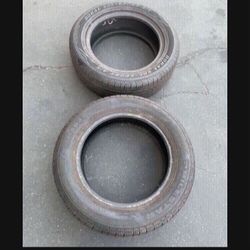2 X 225/60r17 Good Tires 90% Treads !