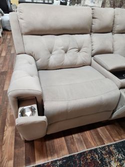 New Celeste Double Power Reclining Loveseat!