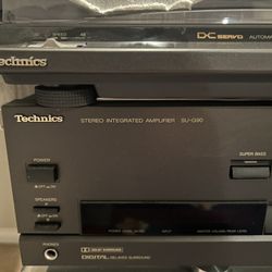 Bose, Technics Turntable,  Intergrated Amplifier 