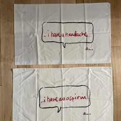 New 2 Doug Wilson Funny Couples Pillow Talk Pillowcases Valentine’s Day!