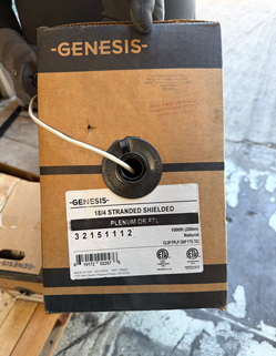 Genesis 18/4 Stranded Shielded Data Cable – 1,000 ft Box
