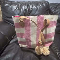 Stylish Striped Tote Bag