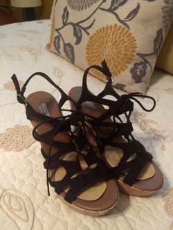 High Heel Wedge Sandals sz 7