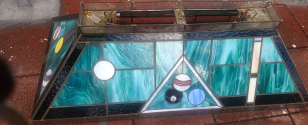 Lamp pool table vintage