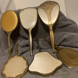 Mirrors 6 Vintage Hand Mirrors