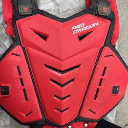 Red Dragon Motorcycle Chest Protector 