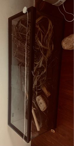 3 reptile tanks