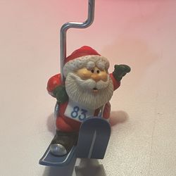 Vintage 1983 Hallmark Ski Lift Santa Claus Christmas Ornament