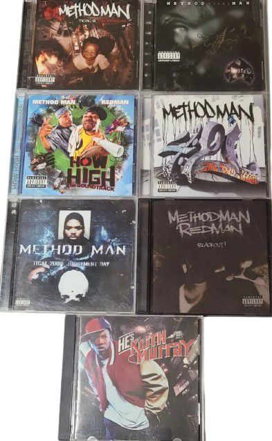 Method Man 7 CD Lot Blackout! Tical How High Judgment Day Redman Keith Murray 
