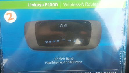 Cisco Linksys E1000 wireless n router