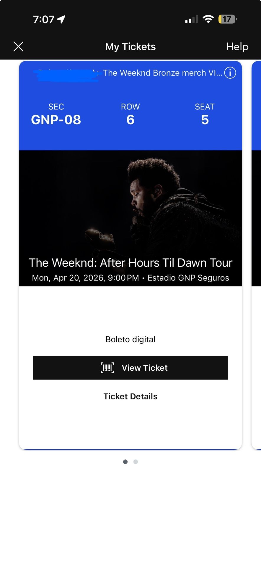 The Weeknd Concert Tickets VIP
