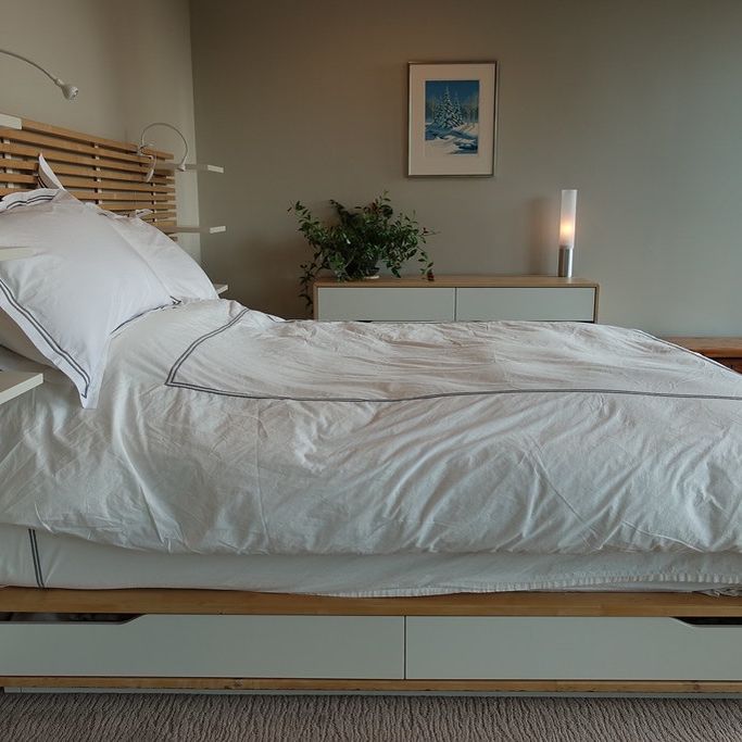 Ikea Mandal Bed And Headboard Queen Size for Sale in Brooklyn, NY 