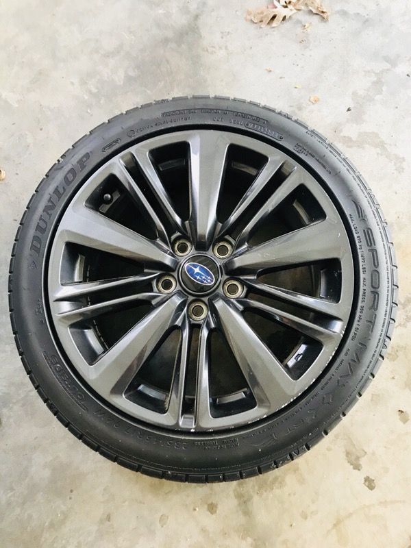 Subaru WRX wheel and tire