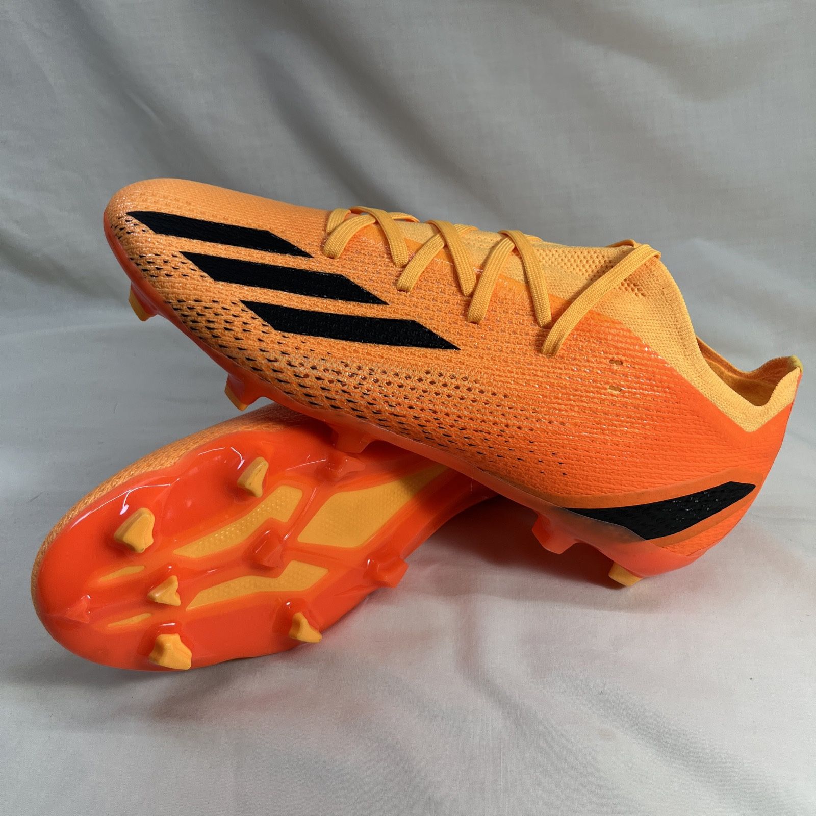 Adidas X Speedportal.2 FG Men's Size 9.5 Soccer Cleats Orange/Black GV9562