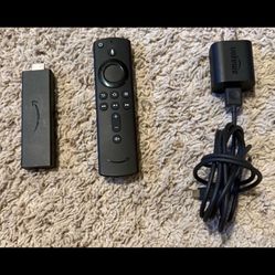 Amazon Fire TV 4K Stick  Media Streamer with Alexa Voice Remote E9L29Y Tested