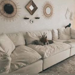 American Signature Couch 124” Wide Length 