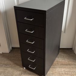 IKEA HELMER WHEELED STEEL DRAWER