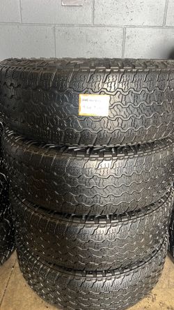 🛞SET OF 4 USED TIRES🛞 265/70/18 GOODYEAR •INSTALLED/BALANCED•