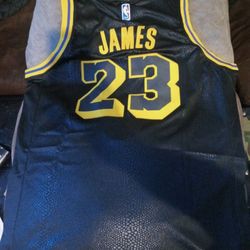 New Lebron Lakers Black Mamba Edition Jersey