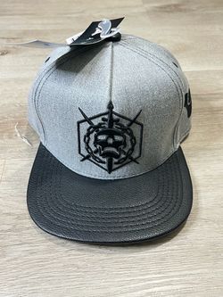 Destiny Hat Bungie Hat Gaming SnapBack Cap Black Faux Leather Gray