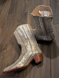 Sequin Boot Size 8.5