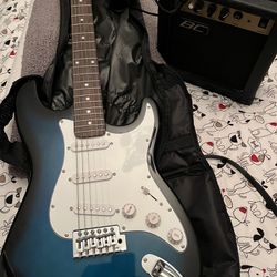 Used - Beginner Electric Guitar - Hollywood Blue No