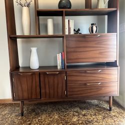 RARE FIND! Mid Century Modern (MCM) Shelving Unit / Room Divider