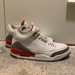 Air Jordan 3 Fire Red Size 10 