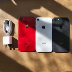 iPhone 8 - UNLOCKED - Like New  (Color Choices) 
