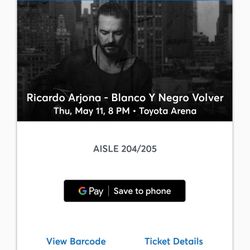 Ricardo Arjona Tickets