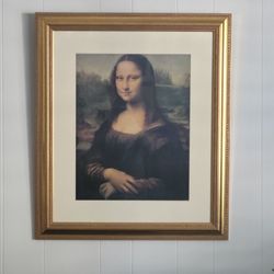 Framed Mona Lisa Print