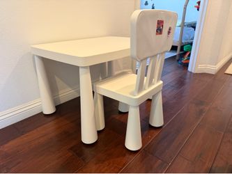IKEA Mammut Kids Toddler Table Desk and Chair