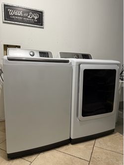 Samsung washer and gas dryer