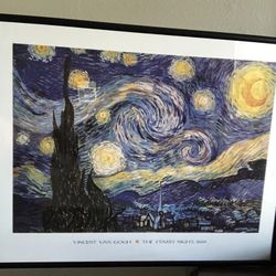 Starry Night Poster Wall Decor