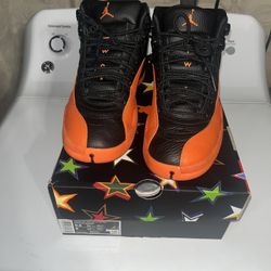 Orange Jordan 12s