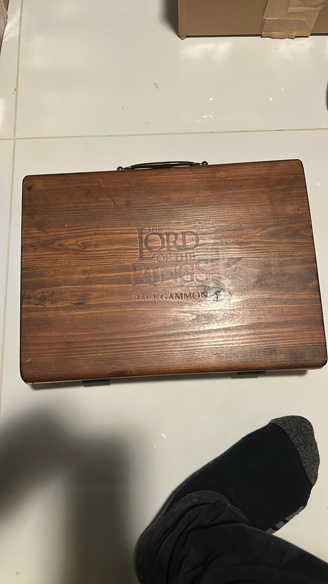 Lord of the rings, backgammon set
