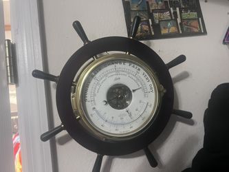 barometric Gauge Temperature Art Sea Ship Piece