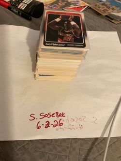 1988-89 Fleer Basketball lot. 134 cards including mark jackson rookies , and stars and 3 unchecked checklists with Jordan on them   Really good condit