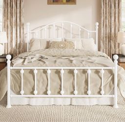 Full metal bed frame