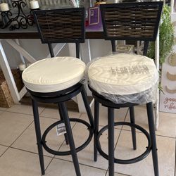 pair of high chairs