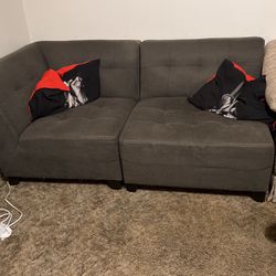 Small Sectional Grey