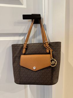 *Michael Kors Brand Small Signature Tote Brown*