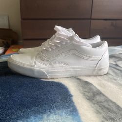 Old Skool Classic TUMBLE WHITE - Size 8.5M/W10
