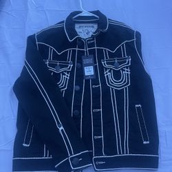 True Religion (Black Rinse Rope Stitch) M/32in