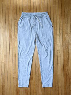 Vuori Ponto Performance Pant V418 Mens DreamKnit Light Gray Heather Lounge Sz. M