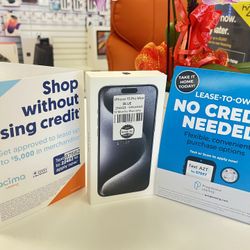 New Apple iPhone 15 Pro Max 256GB Unlocked - Financing Available with No Credit Check 