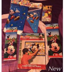Mickey Mouse birthday party Items