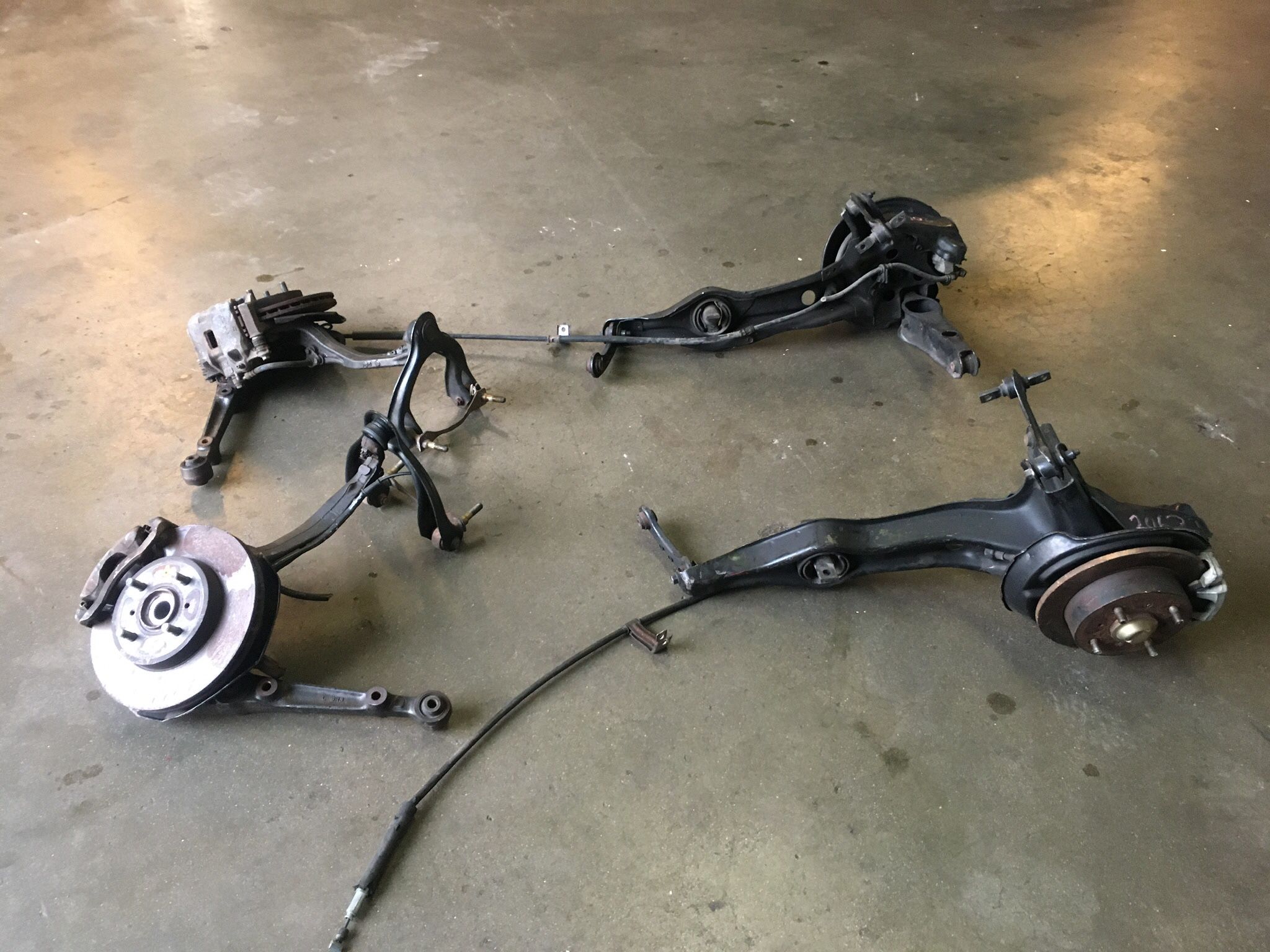 JDM HONDA ACURA INTEGRA B18C TYPE R DC2 ITR FRONT & REAR BRAKE CALIPERS ...