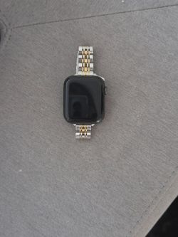 Apple Watch with Two-Tone Metal Band
